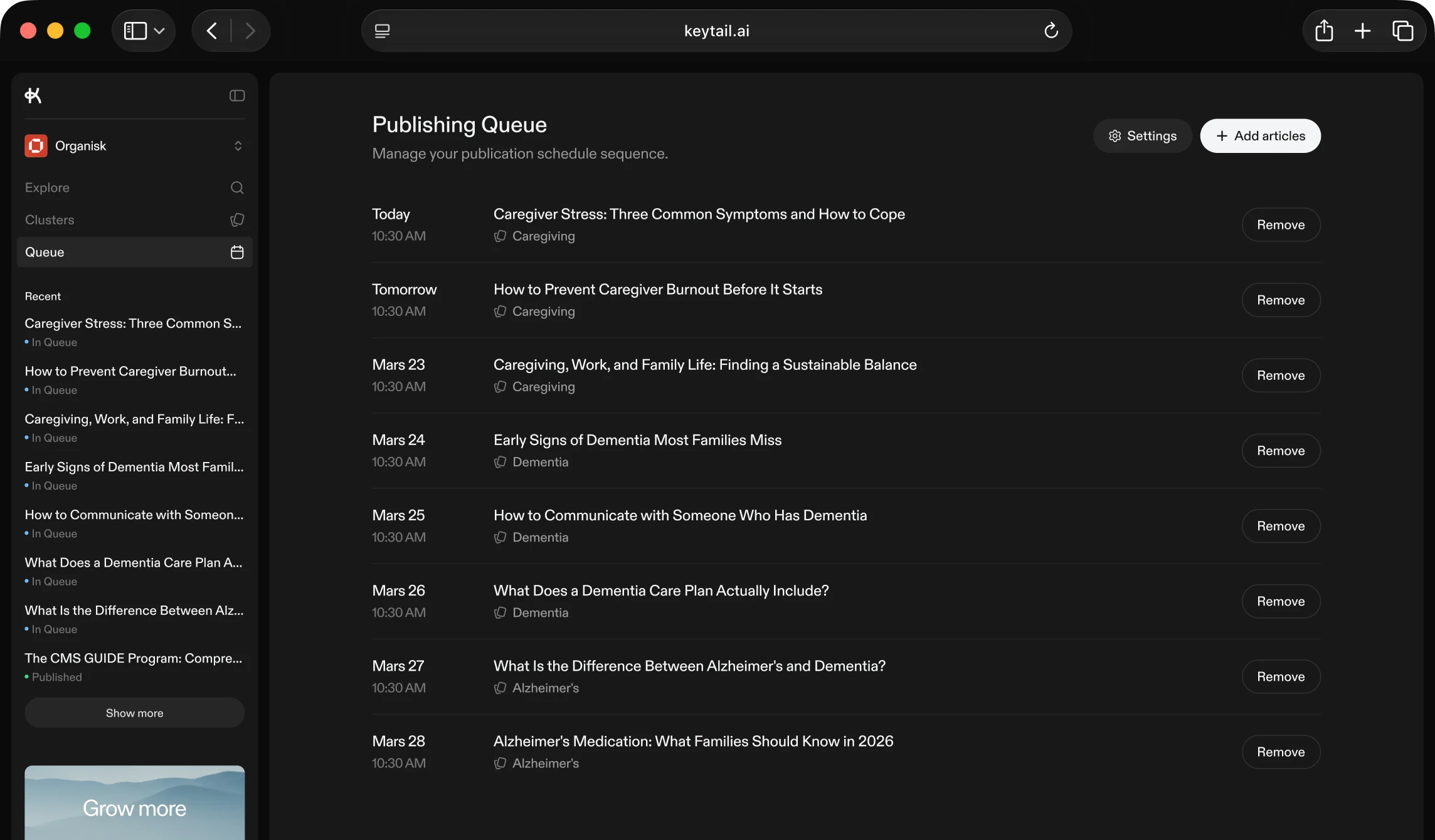 Keytail screenshot 4